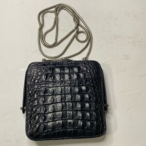 Glen Miller for Ann Turk made in USA crocodile like crossbody